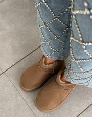 ugarte kalın taban içi kürklü kadın yarım bot capicino 2