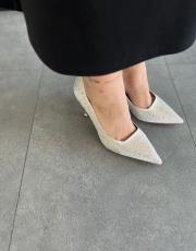 varella sivri burun komple taş detay kadın stiletto bej