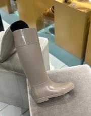 ruby oval burun kadın yağmur çizmesi vizon