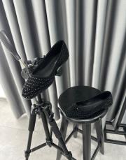 zaniolo küt burun komple taş detay kadın ev babeti siyah