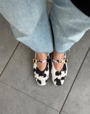 henna oval burun kemer detay kadın babet alaca