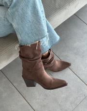 wati sivri burun arka aksesuar detay kadın topuklu süet bot acı kahve süet 2