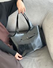 fasse omuz çantası siyah