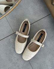 asyan küt burun kemer detay kadın örgü babet bej