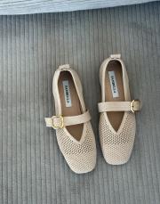 tusa küt burun kemer detay kadın triko babet bej